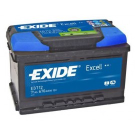 Exide Excell EB712 / 71Ah 670A